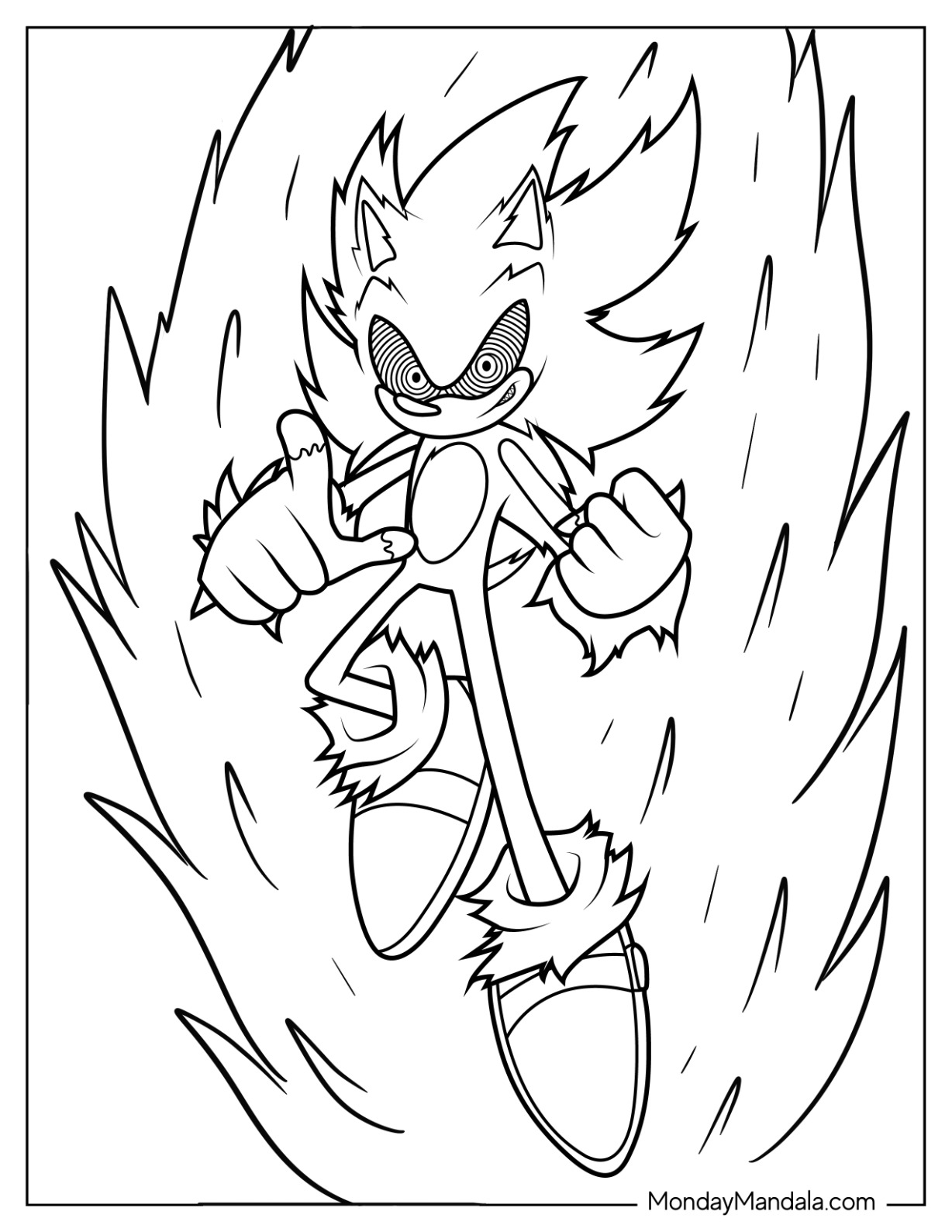 20 Sonic Exe Coloring Pages (Free PDF ...