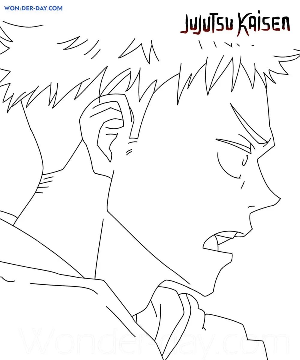 Jujutsu Kaisen Coloring Pages