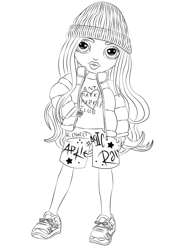 Rainbow High Coloring Pages - Coloring Pages For Kids And Adults |  Coloriage, A imprimer