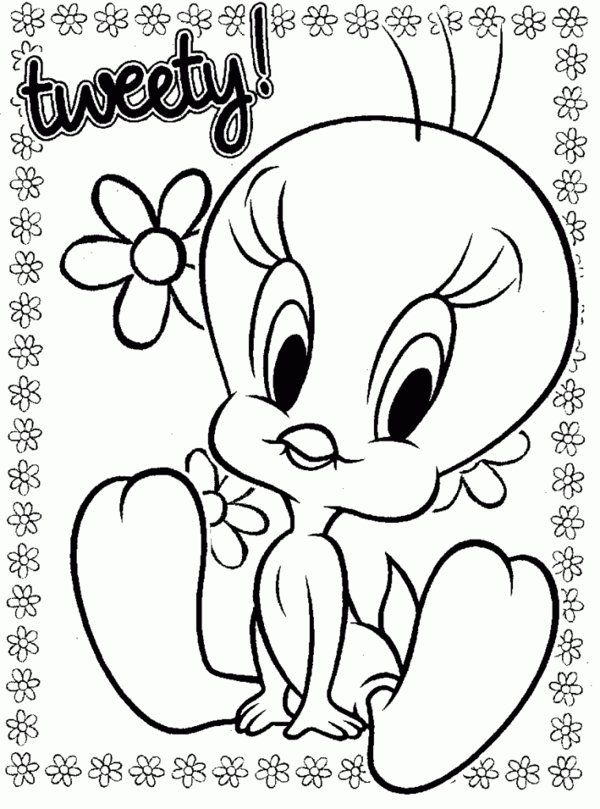 Tweety Coloring Pages and Book | UniqueColoringPages