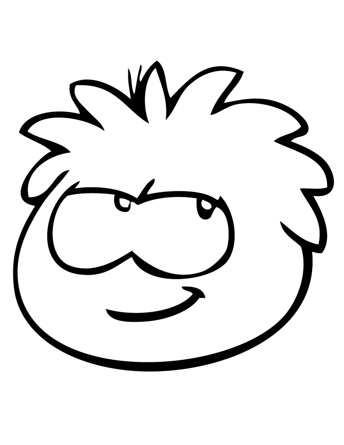Cool Puffle Coloring Page | Free Printable Coloring Pages