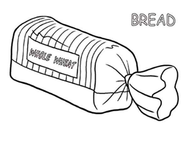 Bread In Package Coloring Pages : Best Place to Color | Coloring pages,  Recipe book diy, Felt patterns