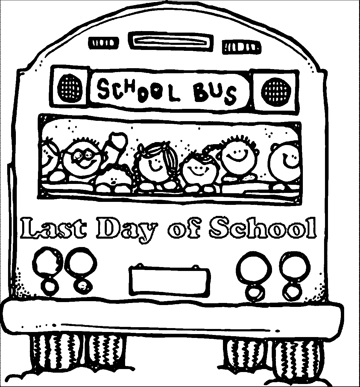 Free Last Day Of School Coloring Page, Download Free Last Day Of School  Coloring Page png images, Free ClipArts on Clipart Library