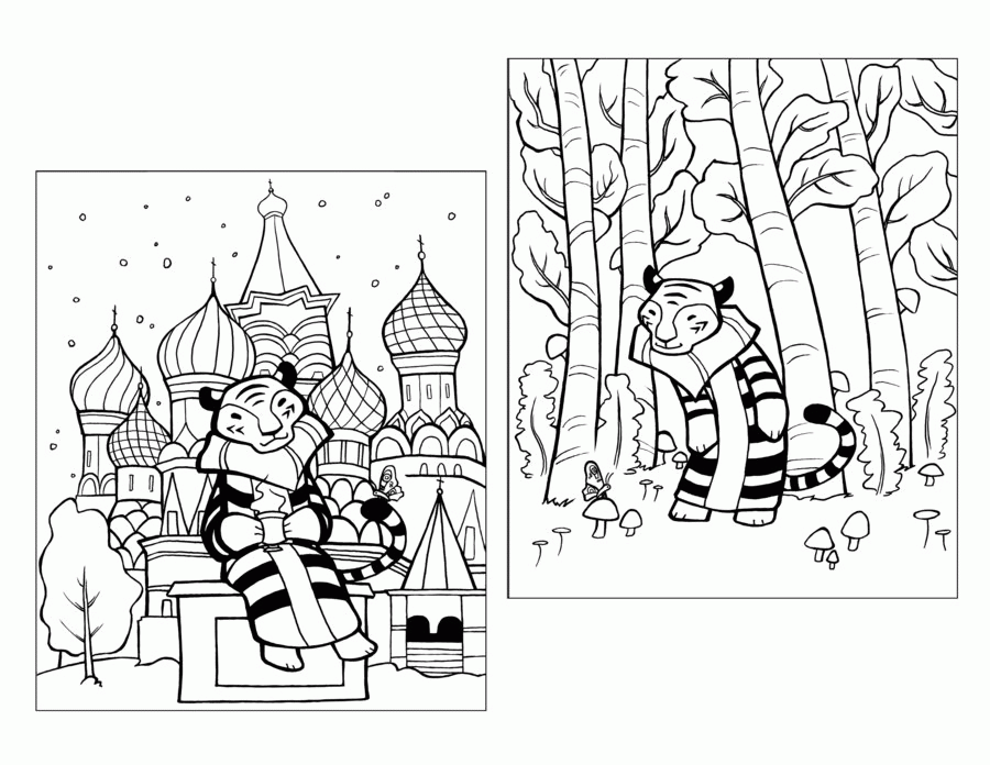 Coloring Page - Russia by tiniest on DeviantArt