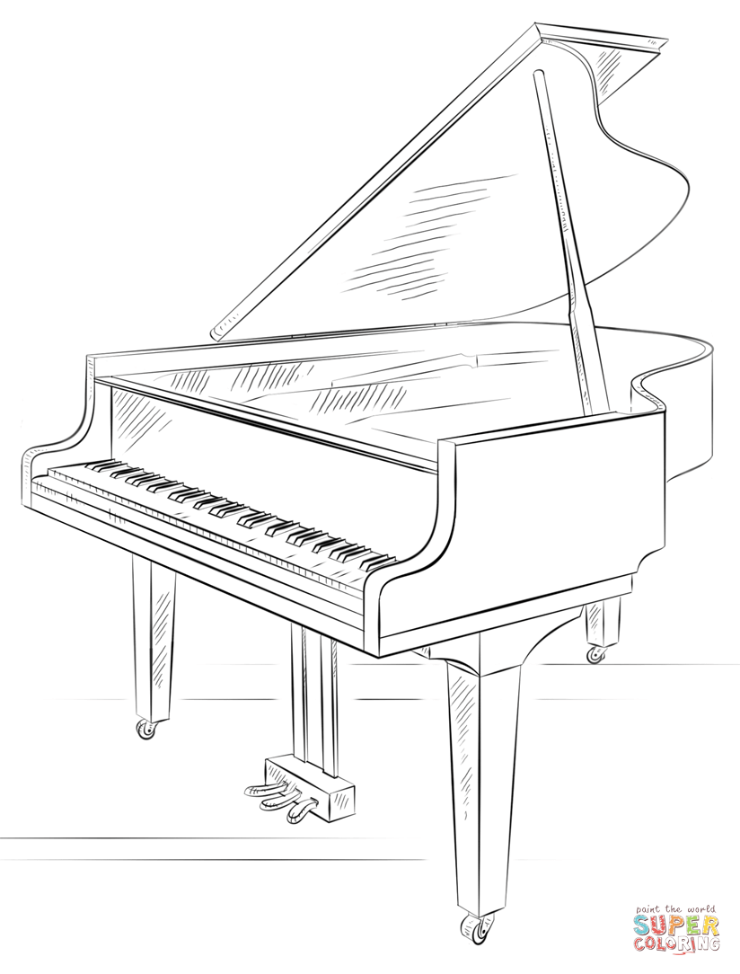 Musical instruments coloring pages | Free Coloring Pages