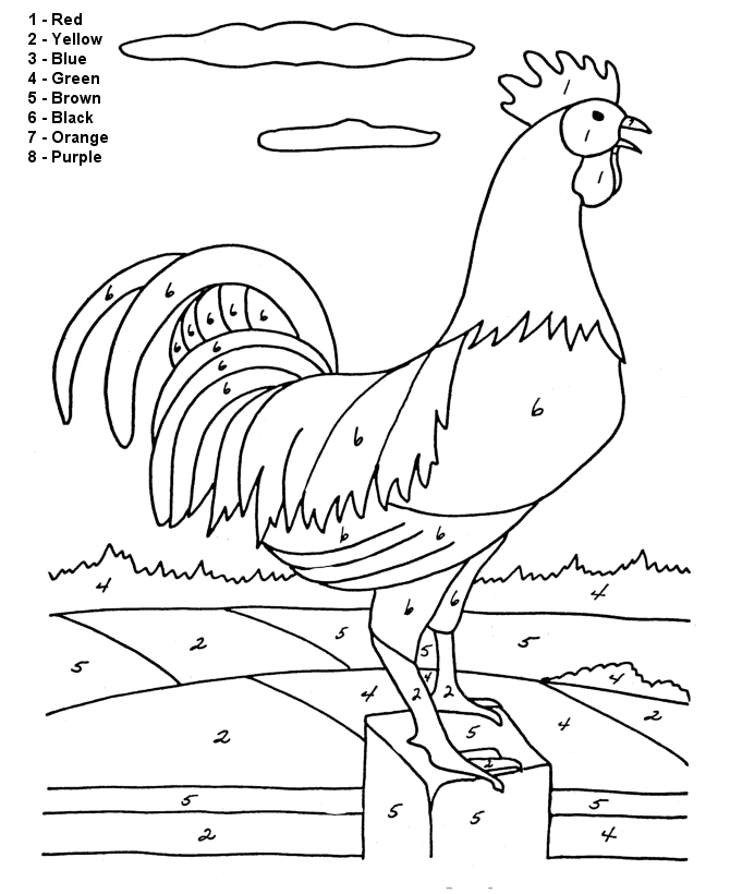 Coloring Pages Learn Colors - Coloring