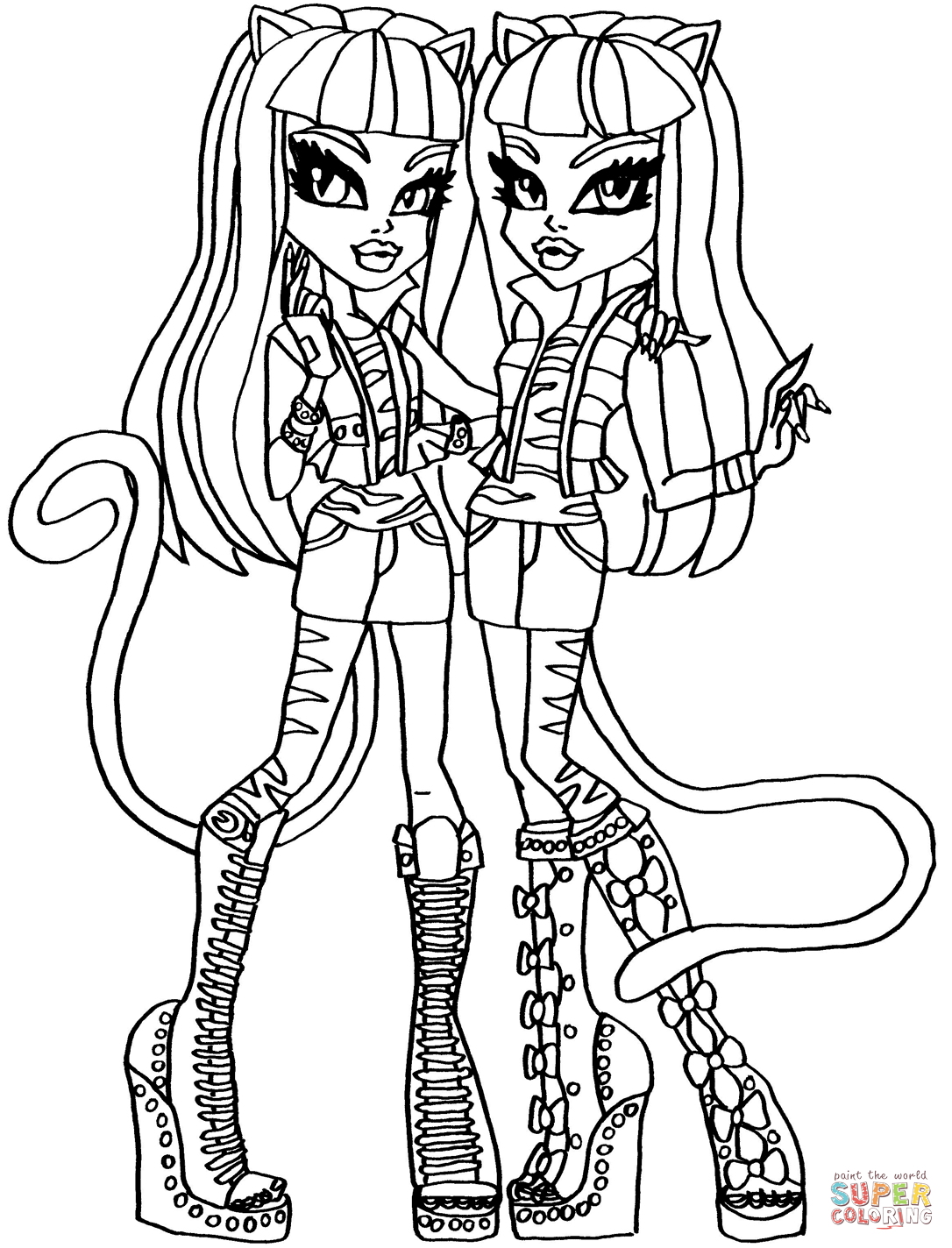 Monster High coloring pages | Free Coloring Pages