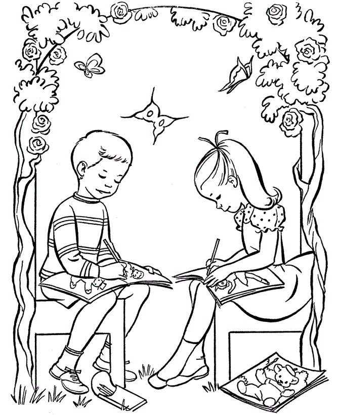 Boyfriend Girlfriend Valentines Day coloring pages | Valentines day coloring  page, Valentines day coloring, Coloring pages