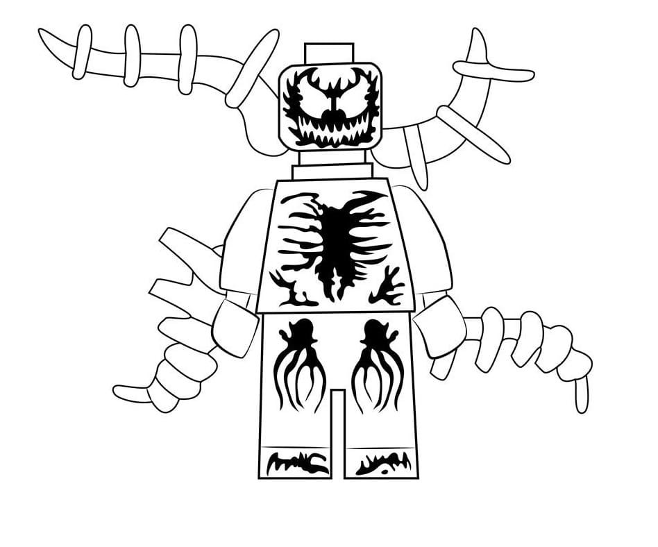 Lego Venom Coloring Page - Free Printable Coloring Pages for Kids