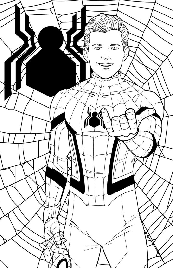Spider-Man by JamieFayX | Spiderman coloring, Marvel coloring, Superhero coloring  pages