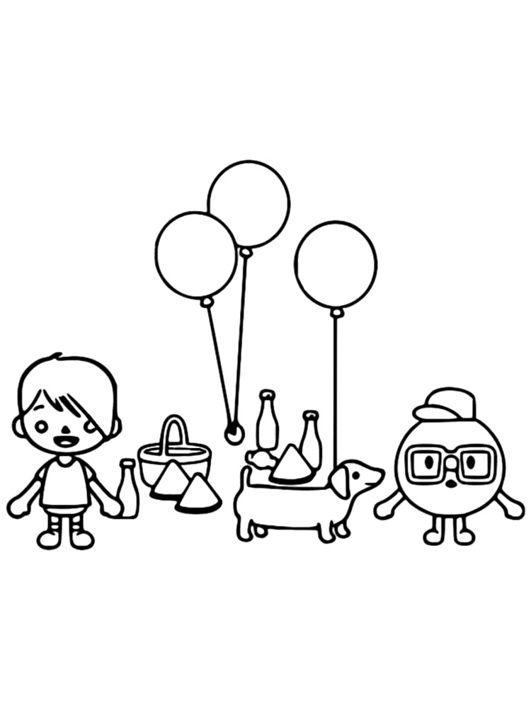 Toca Boca coloring pages. Download and print Toca Boca coloring pages.