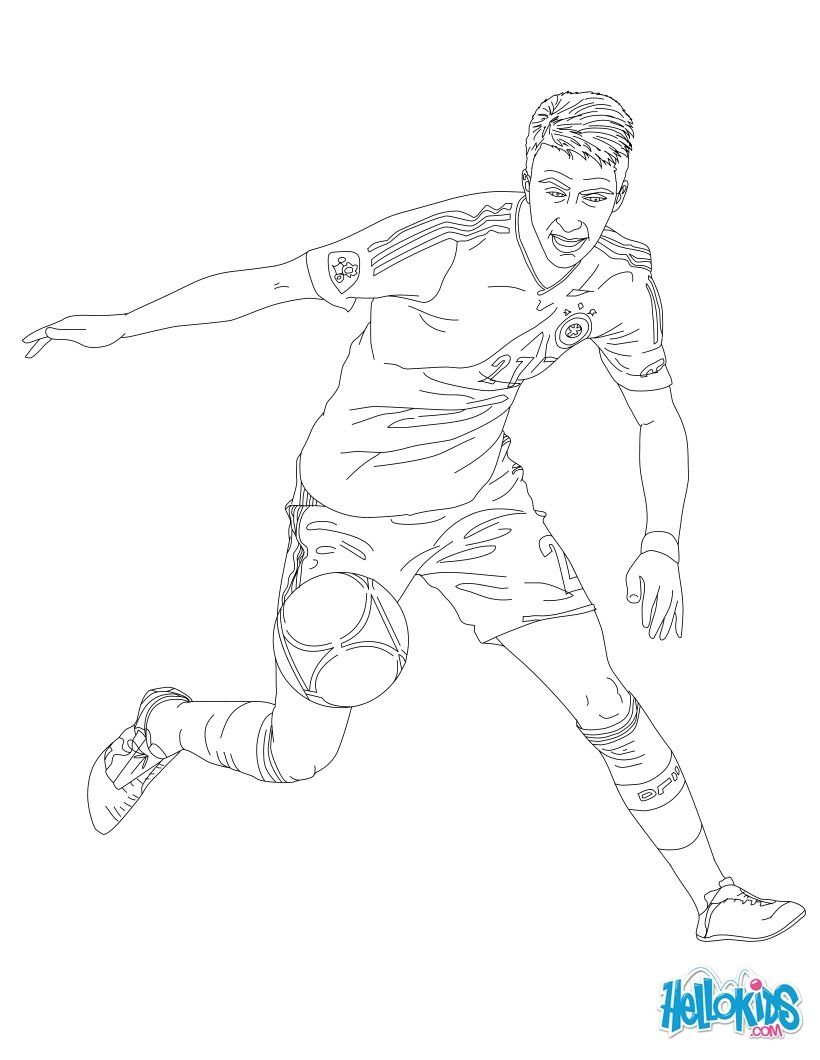 SOCCER PLAYERS coloring pages - Suarez