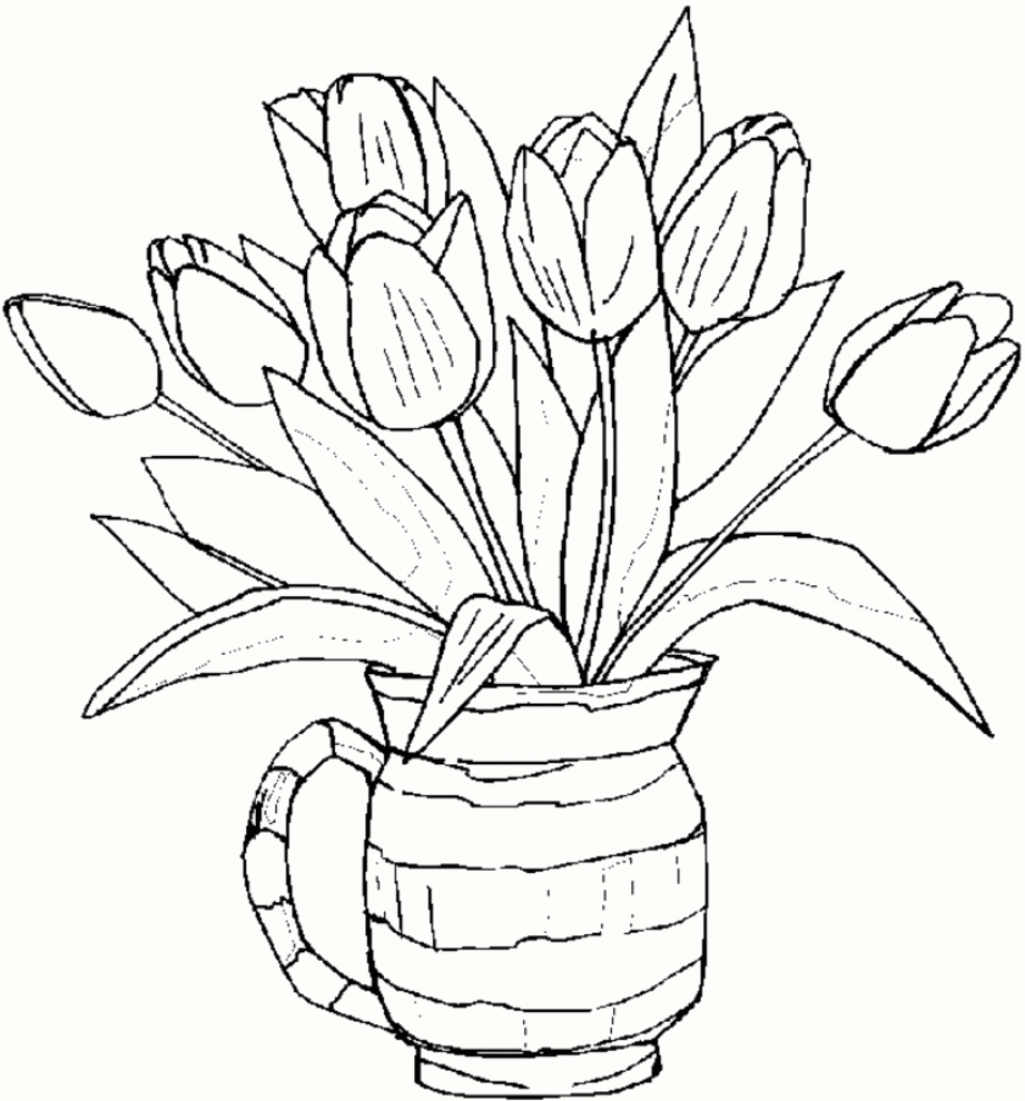 Coloring Pages For Kids Flowers Coloring Sheets Of Ocean Animals ...