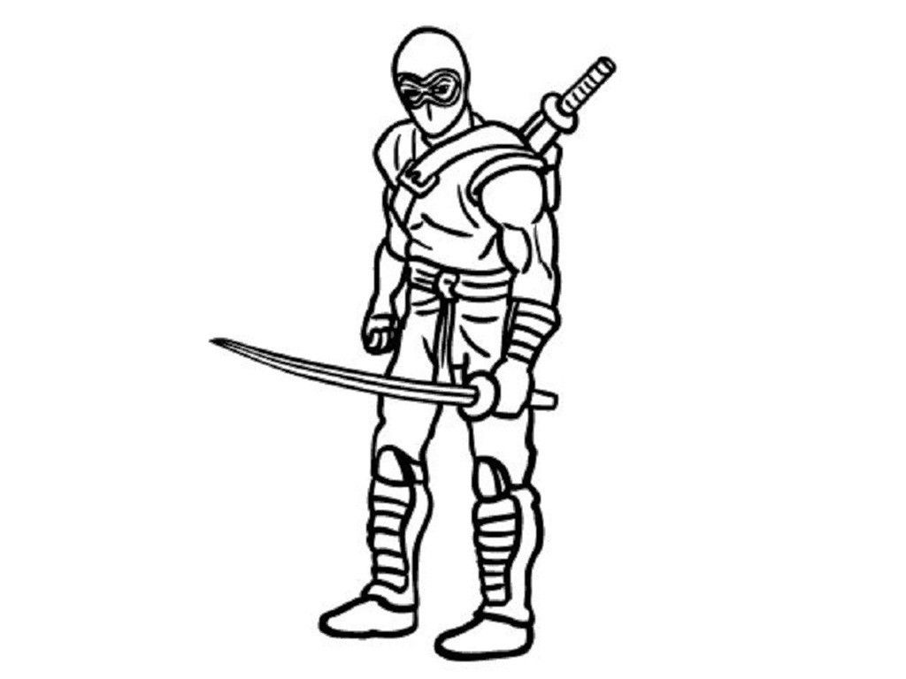 ninja coloring pages to print - High Quality Coloring Pages