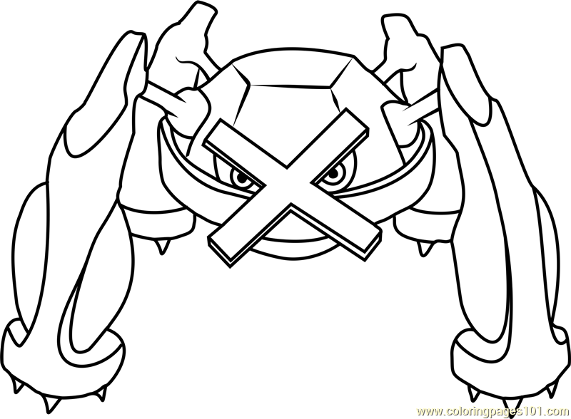 Metagross Pokemon Coloring Page for Kids - Free Pokemon Printable Coloring  Pages Online for Kids - ColoringPages101.com | Coloring Pages for Kids