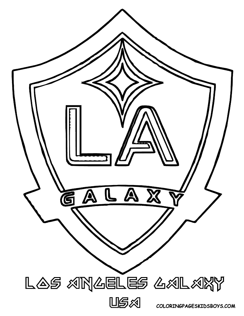 Soccer logos coloring pages download and print for free