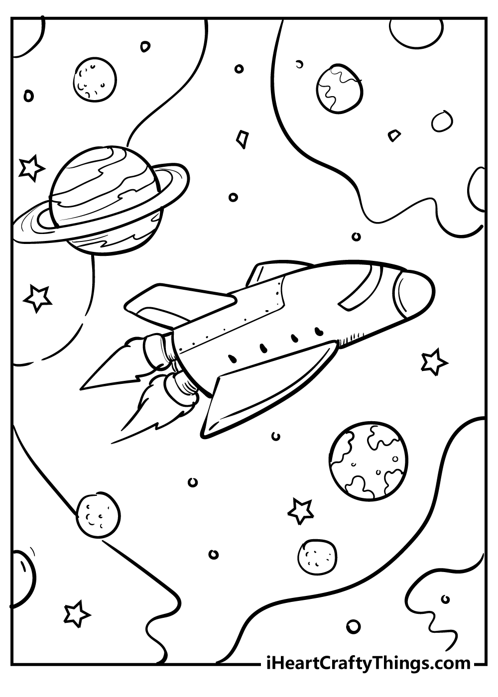 Outer Space Coloring Pages (Updated 2023)