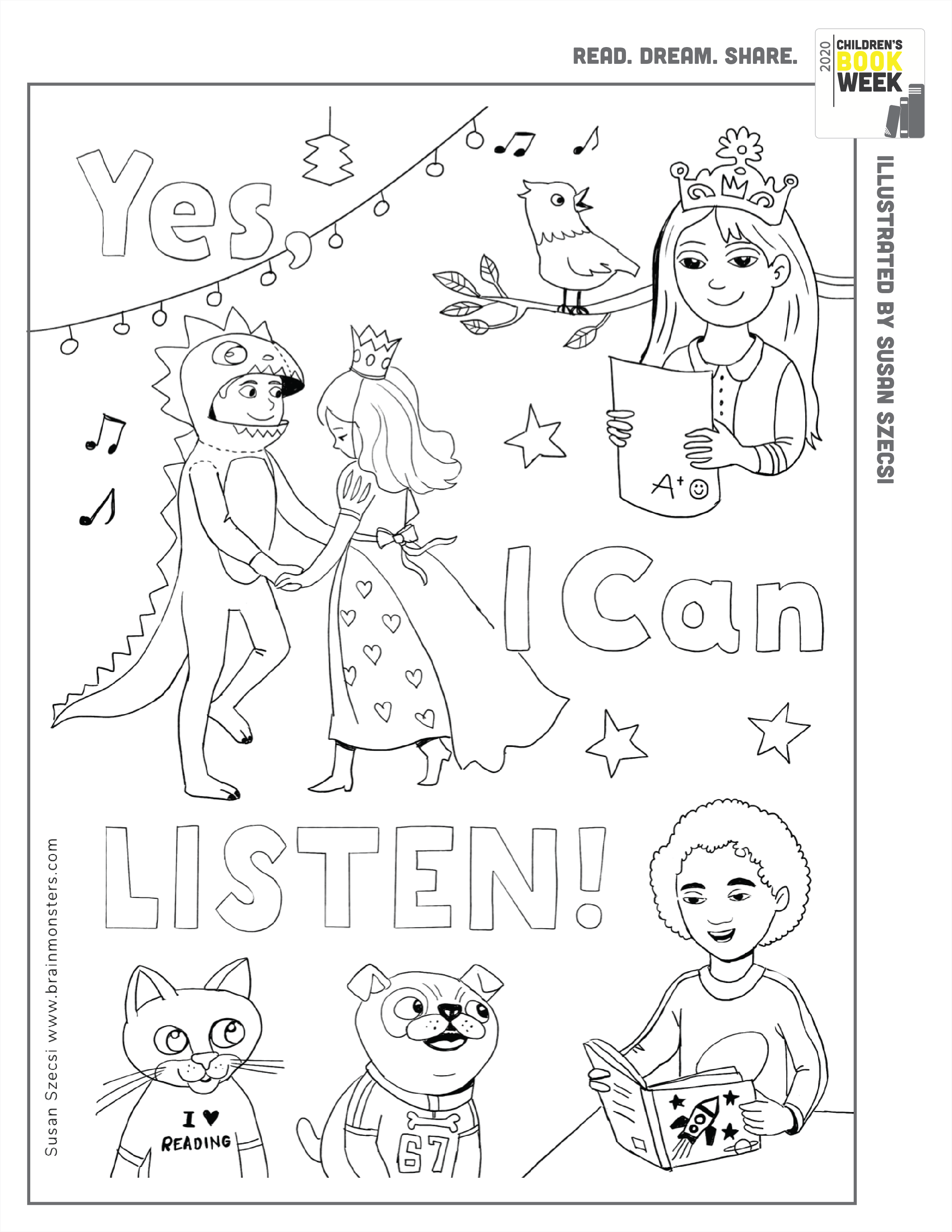 Coloring Book Pages – Every Child a Reader