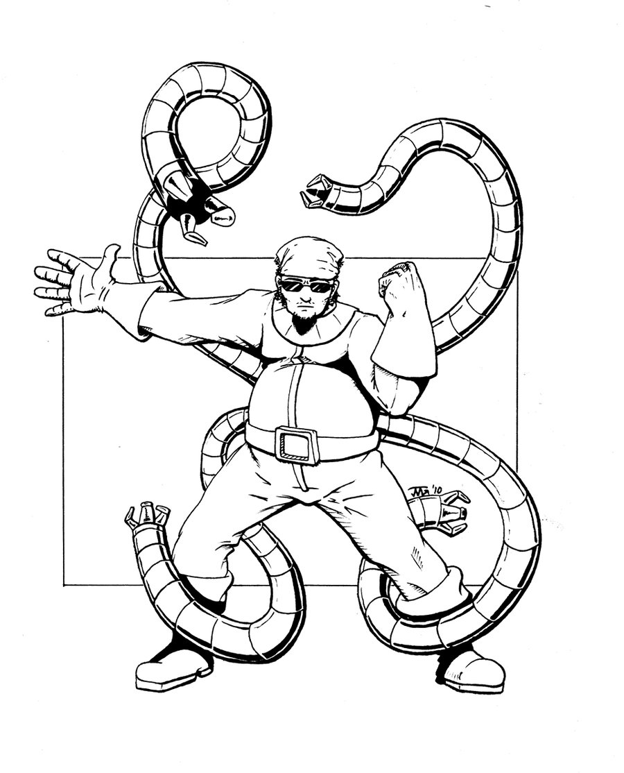 Doctor Octopus Coloring Pages - Get Coloring Pages