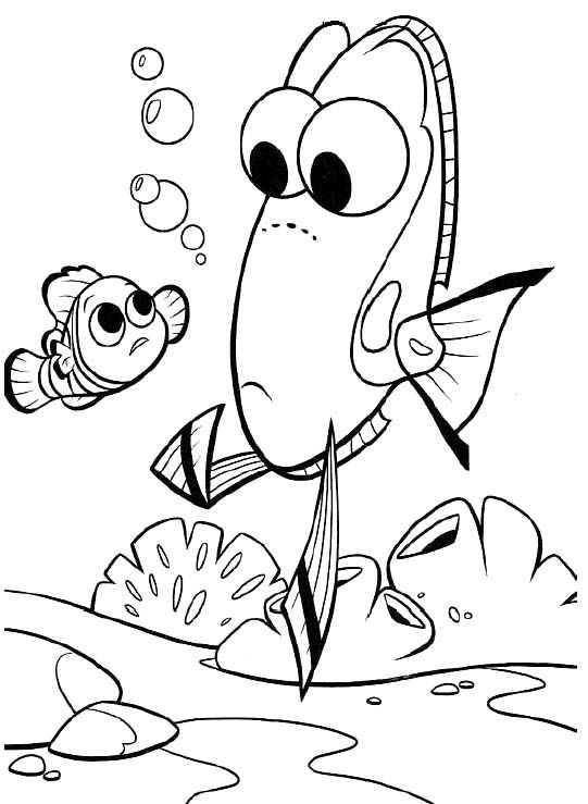 Dory Coloring Pages - Best Coloring ...