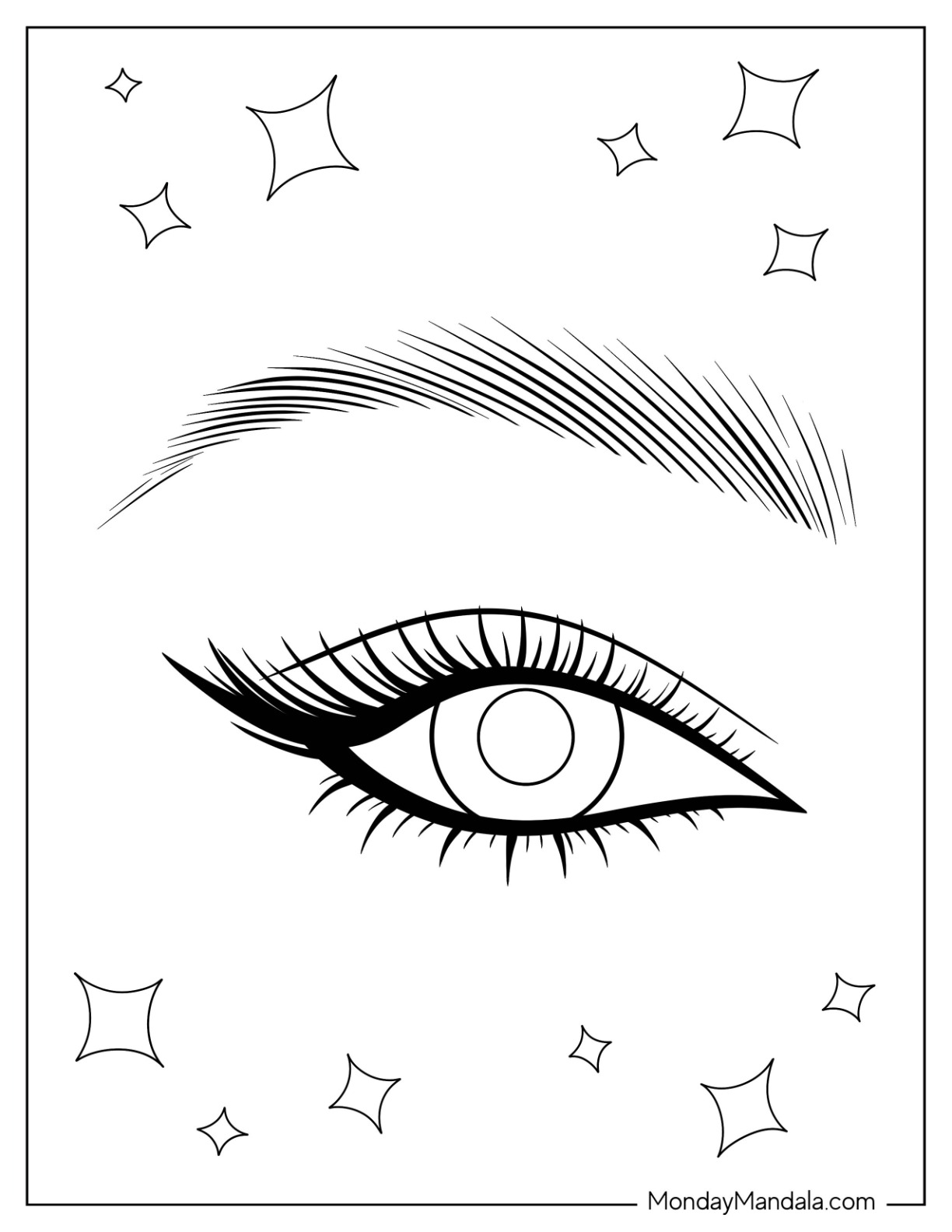 20 Makeup Coloring Pages (Free PDF ...