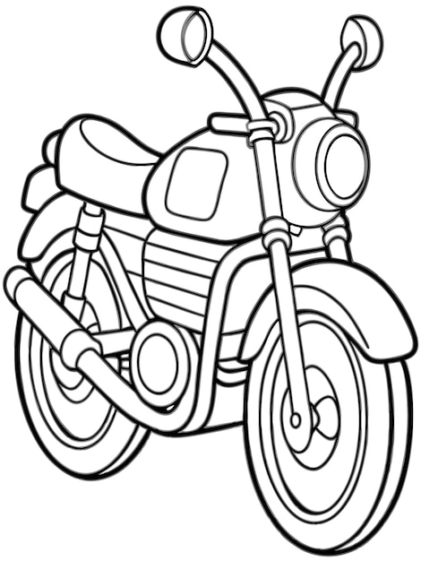 Motorcycle Coloring Pages Exciting and ...