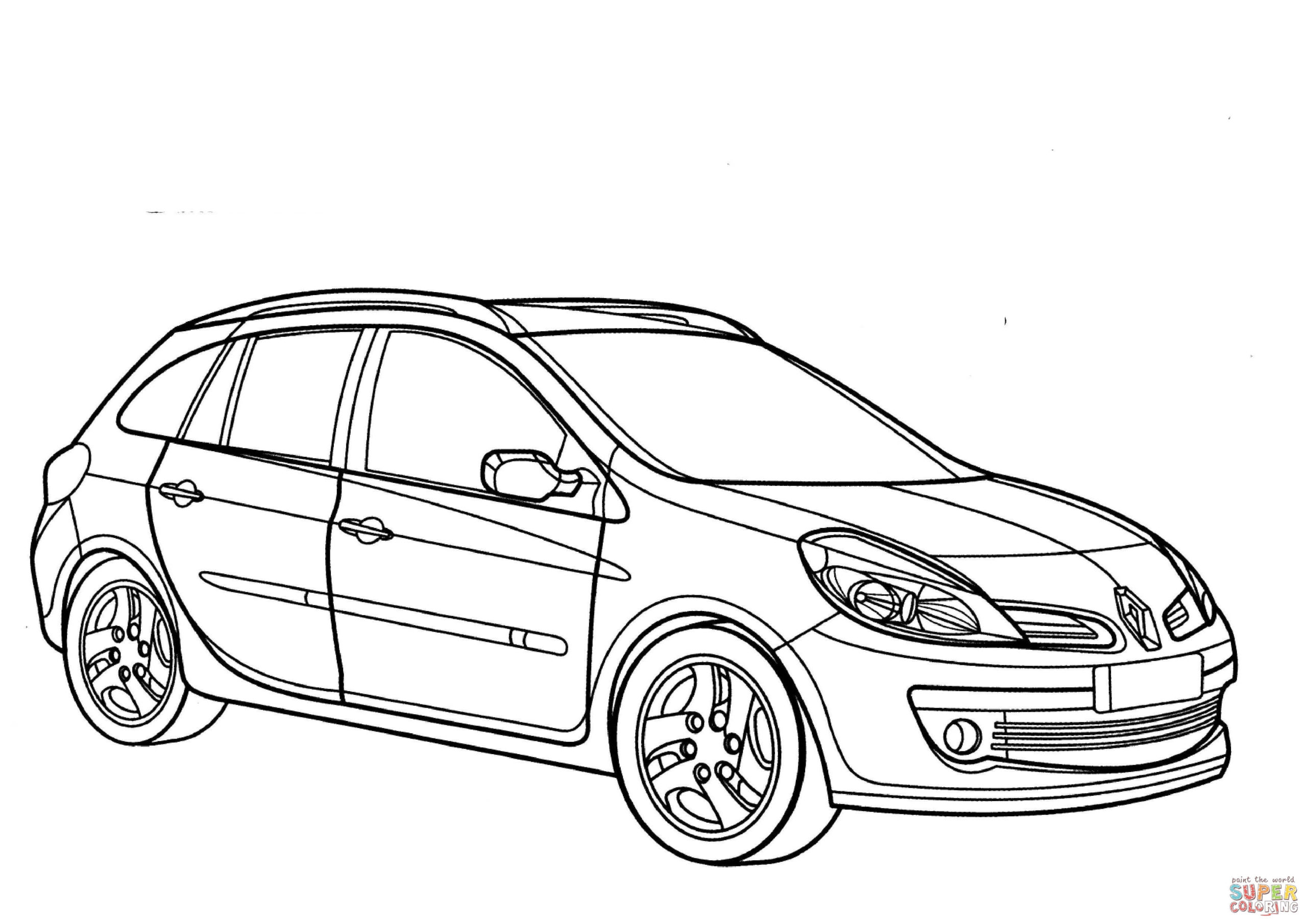 Renault-Clio-Estate-coloring-page ...