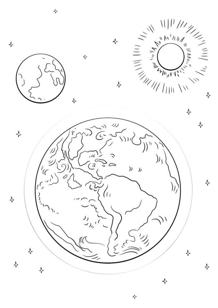 Eclipse Coloring Pages PDF (Solar And ...