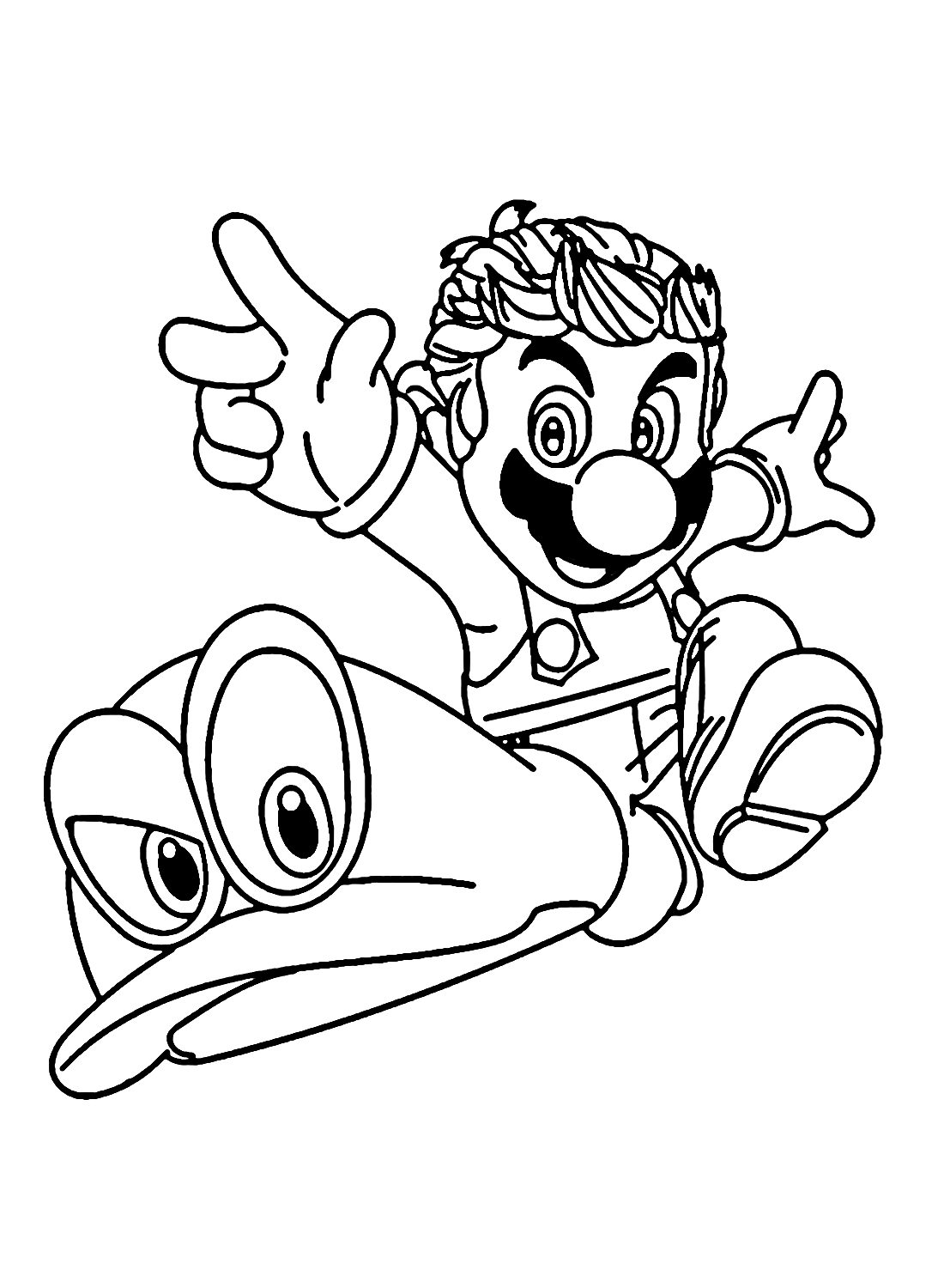 Super Mario Odyssey Coloring Pages ...