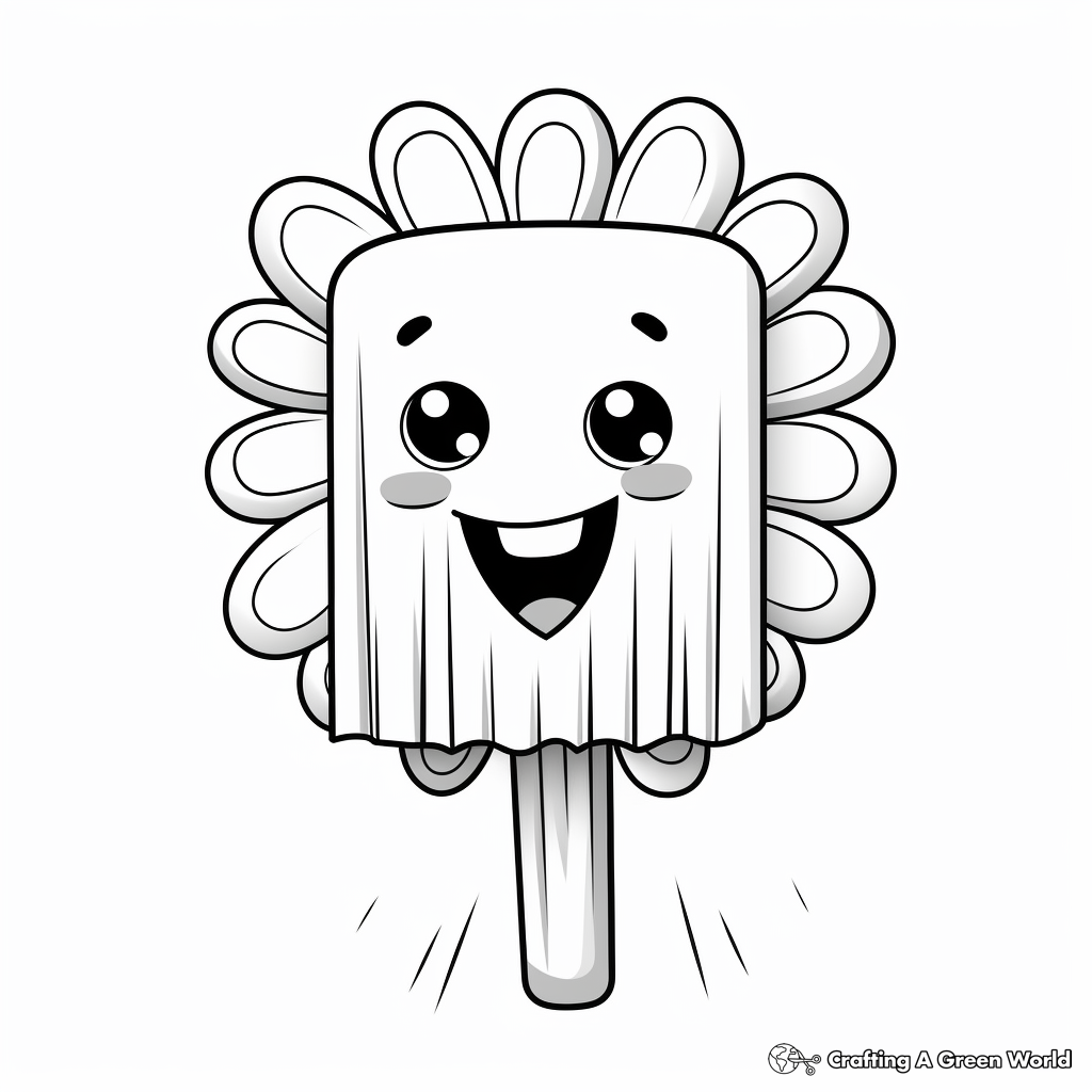 Popsicle Coloring Pages - Free & Printable!