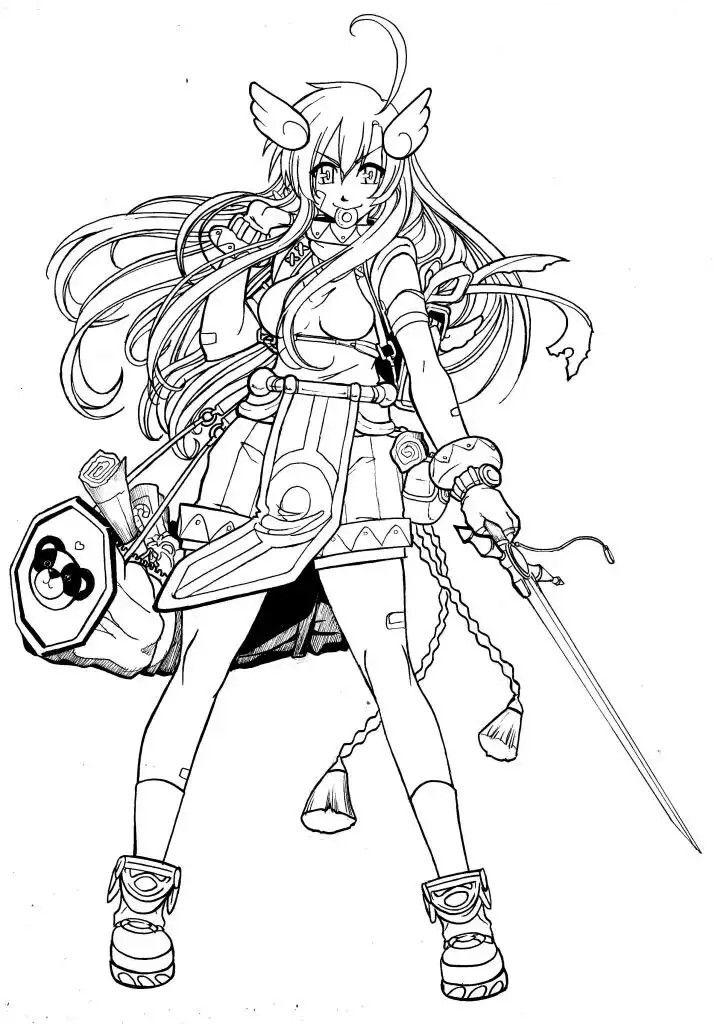 Megan Cuthill On Coloring League Of Legends. Coloring Page, Warrior ...