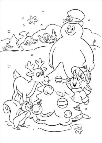 27 Free Frosty The Snowman Coloring Pages Printable