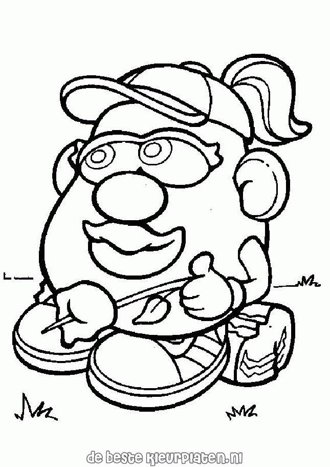 Free Mr Potato Head Coloring Pages, Download Free Mr Potato Head Coloring  Pages png images, Free ClipArts on Clipart Library