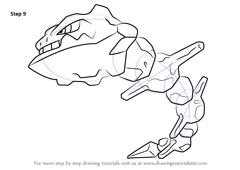 Learn How to Draw Steelix from Pokemon (Pokemon) Step by Step : Drawing  Tutorials