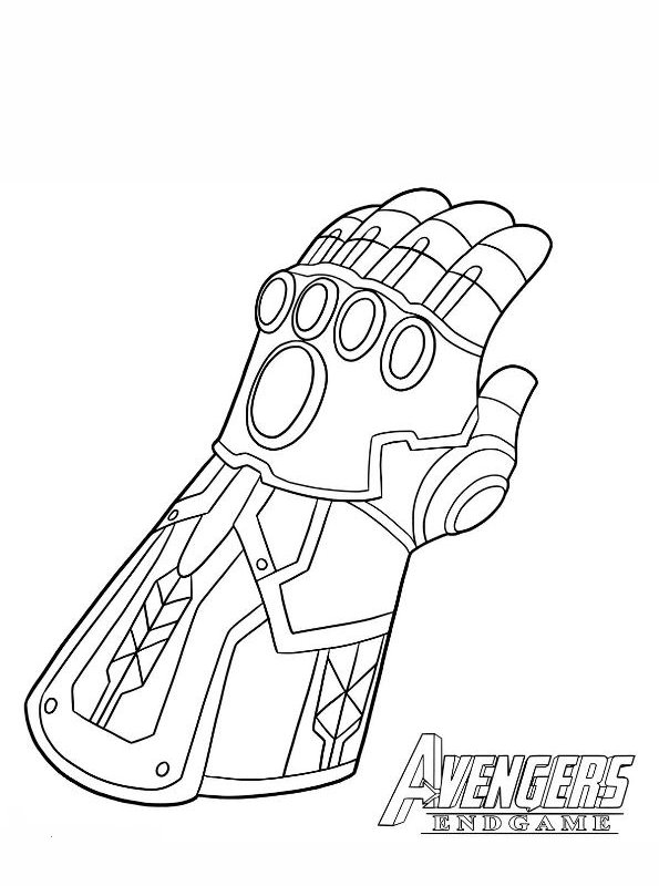 Infinity Gauntlet of Avengers Endgame Coloring Pages - Avengers Coloring  Pages - Coloring Pages For Kids And Adults