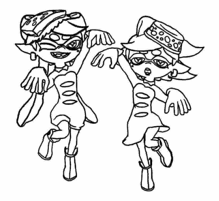 10 Free Printable Splatoon Coloring Pages