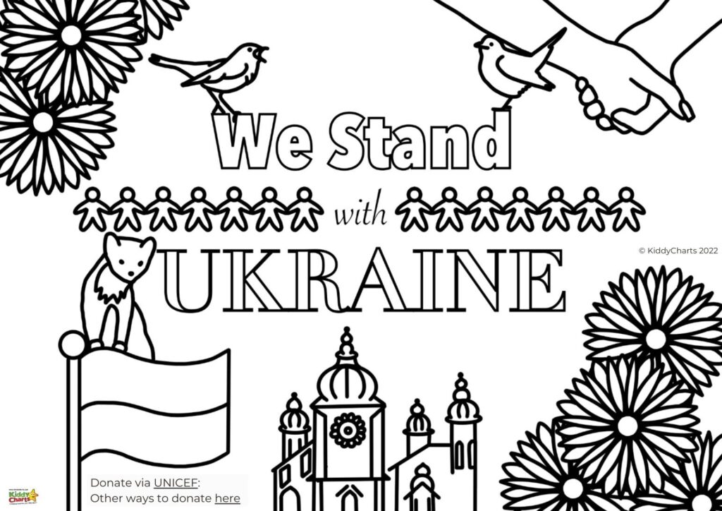 Free Stand with Ukraine Poster: How to help Ukraine