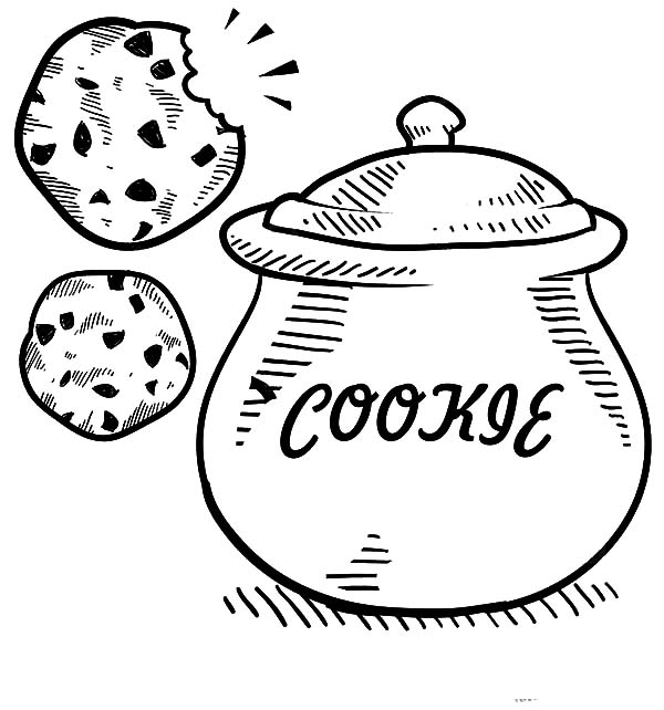 Pin on Cookie Jar Coloring Pages