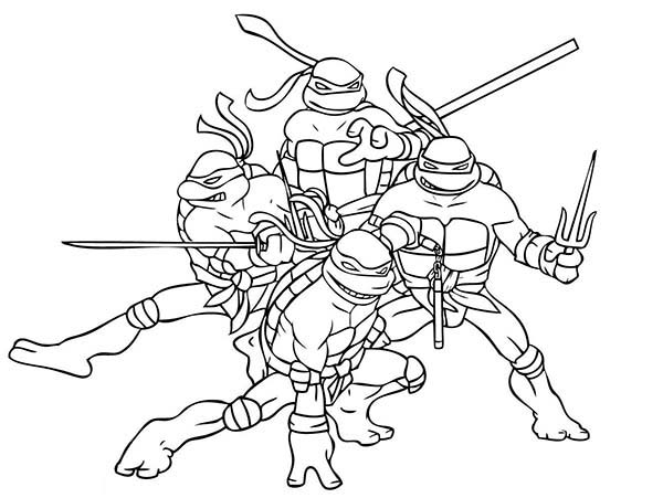 Ninja Turtles Coloring Pages - GetColoringPages.com