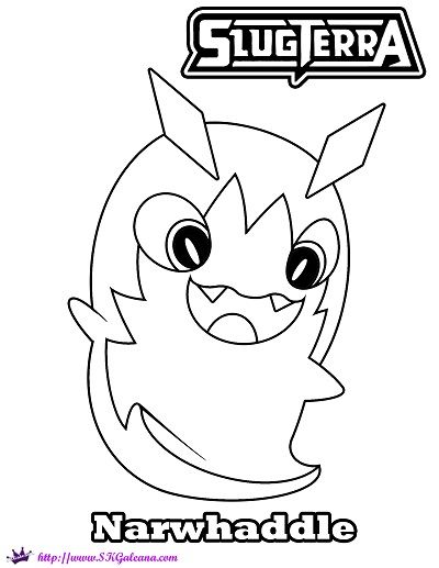 SlugTerra Coloring Pages on ColoringPagesRUs - DeviantArt