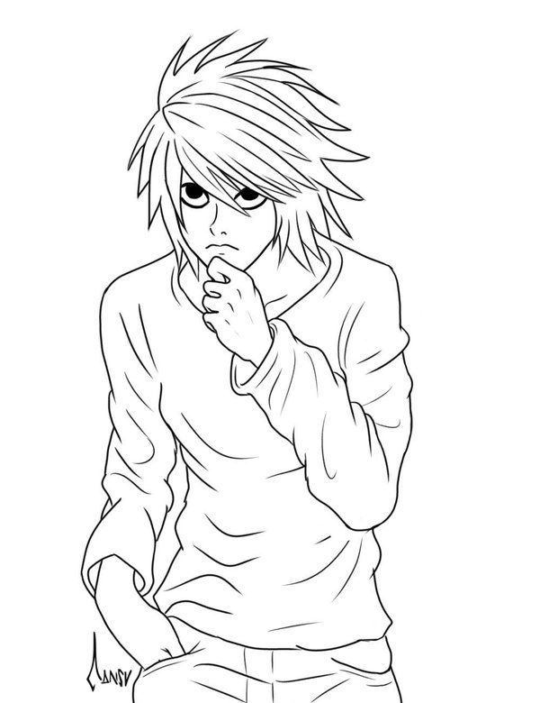 Death Note | Coloring Pages | Pinterest | Stampabili