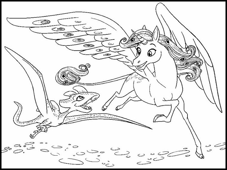 Mia And Me Coloring Pages 9