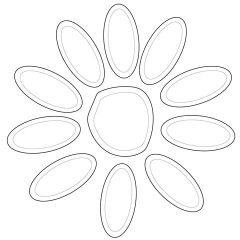 Girl Scout Daisy Petals coloring page | Free Printable Coloring Pages