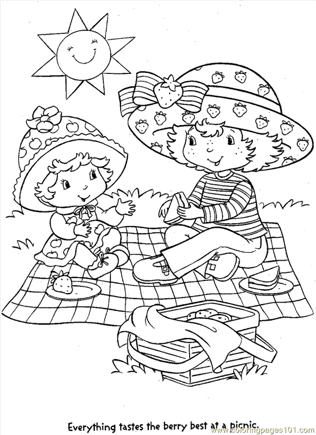 Coloring Pages Strawberry Shortcake 21 (Cartoons > Strawberry 