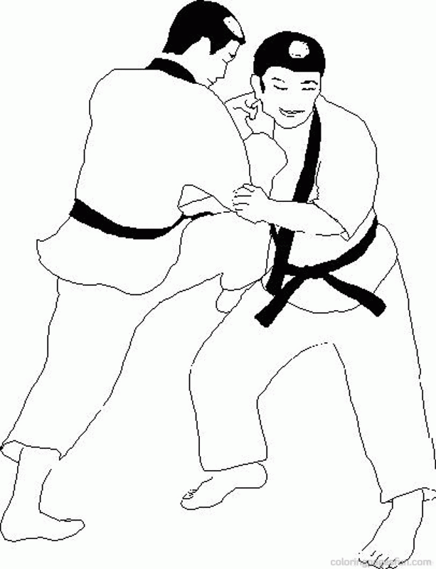 Judo | Free Printable Coloring Pages – Coloringpagesfun.com | Page 2
