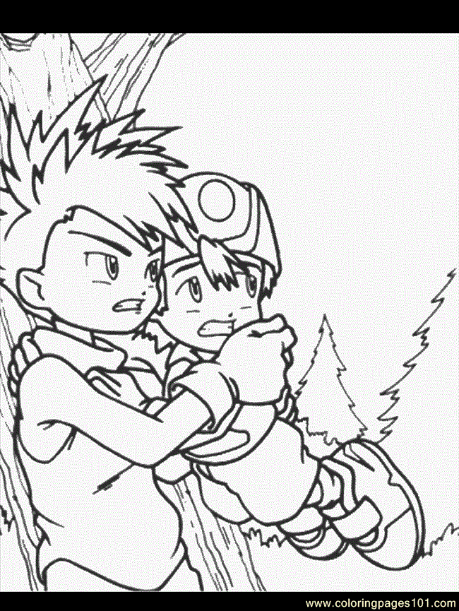 Free Printable Coloring Page Digimon Coloring Pages 100 Cartoons 