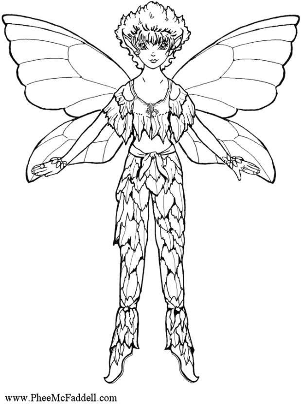 Coloring page elf - img 6886.