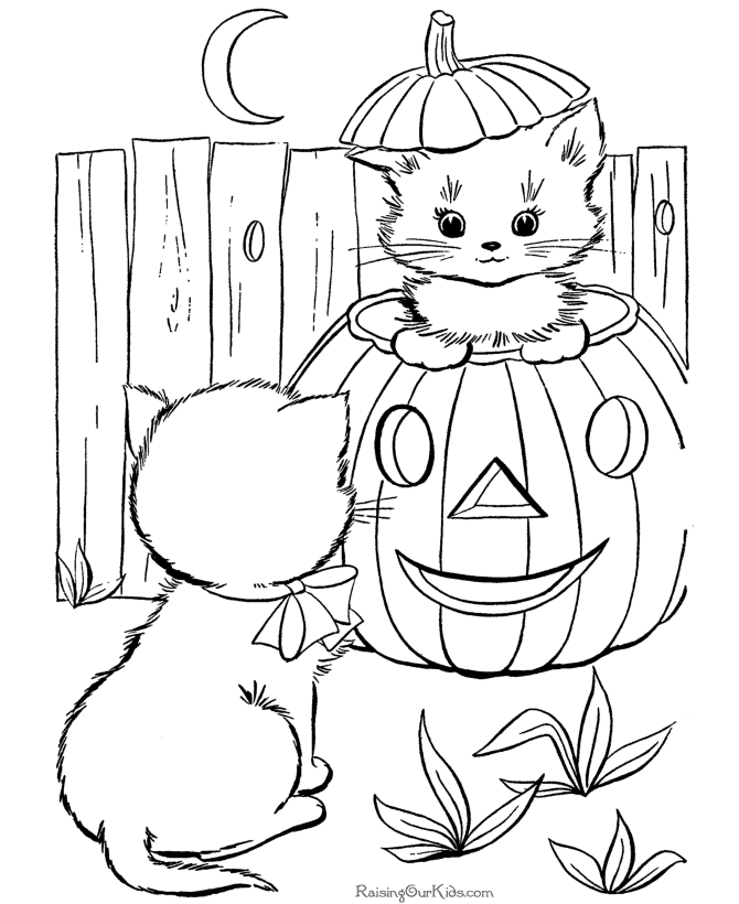 these printable halloween cats coloring pages provide hours 