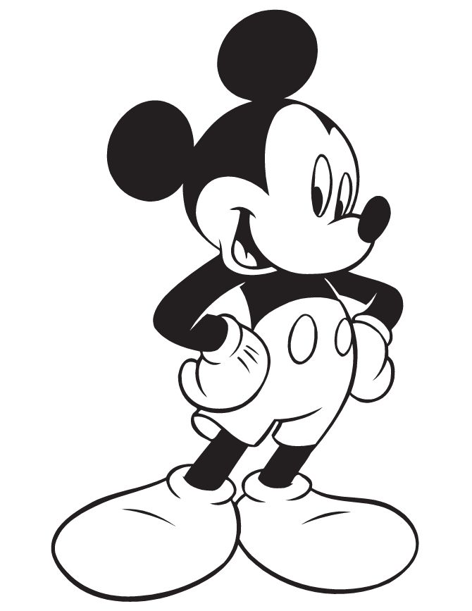 mickey mouse coloring page printables Mickey Mouse Coloring Pages 