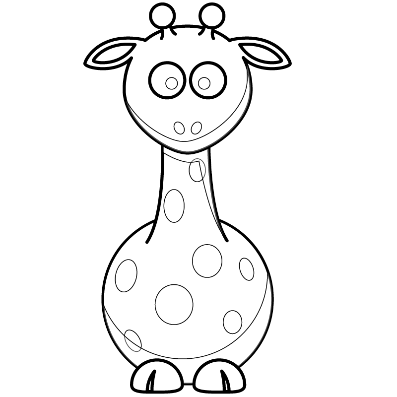 Giraffe Coloring Pages 3 | Coloring Pages To Print